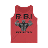 "Pitt Bull Fitness" Men's Workout Tank Top