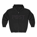 Zip Hoodie — "Pest" Gothic Rat Graphic Full-Zip Sweatshirt