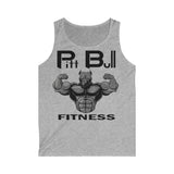 "Pitt Bull Fitness" Men's Workout Tank Top