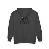 PBST Shield Zip Hoodie — Vintage Dog Emblem Full‑Zip Sweatshirt