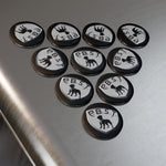 Magnet, Round (1 & 10 pcs)