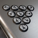 Magnet, Round (1 & 10 pcs)