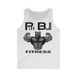 "Pitt Bull Fitness" Men's Workout Tank Top