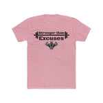 "Stronger Than Excuses" Men's Workout Tee